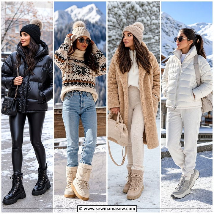 25 Sporty Chic Outfit Ideas Apres Ski for Cozy Glam Style