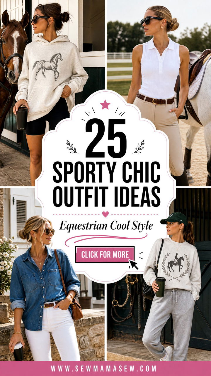 25 Sporty Chic Outfit Ideas Equestrian Girls Will Love - 25 Sporty Chic Outfit Ideas Equestrian Girls Will Love