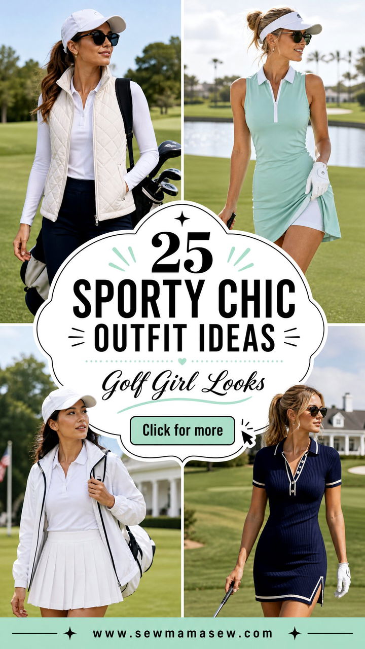 25 Sporty Chic Outfit Ideas Golf Girls Need This Season - 25 Sporty Chic Outfit Ideas Golf Girls Need This Season