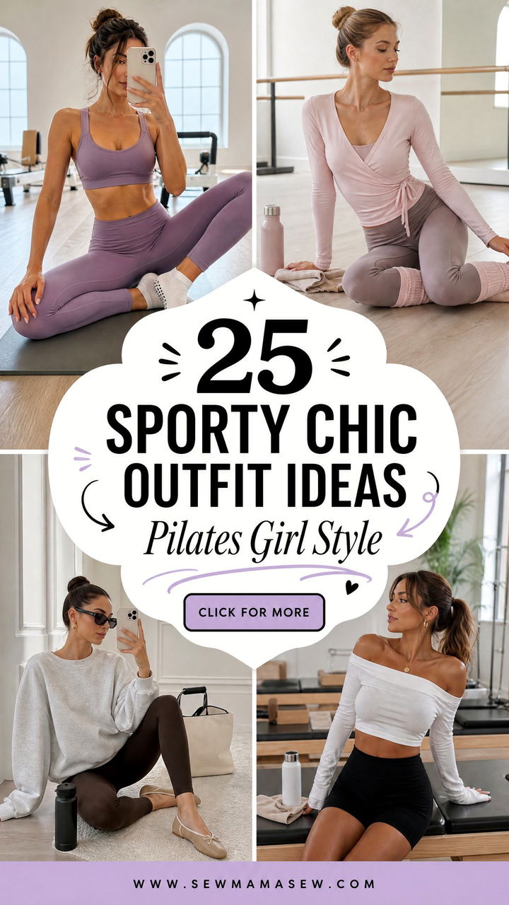 25 Sporty Chic Outfit Ideas Pilates Fans Will Love Now - 25 Sporty Chic Outfit Ideas Pilates Fans Will Love Now
