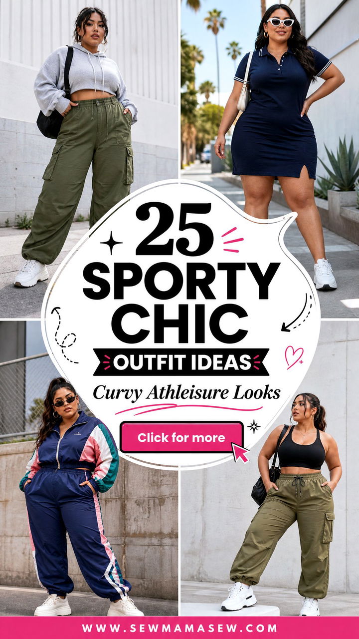 25 Sporty Chic Outfit Ideas Plus Size Women Will Love - 25 Sporty Chic Outfit Ideas Plus Size Women Will Love