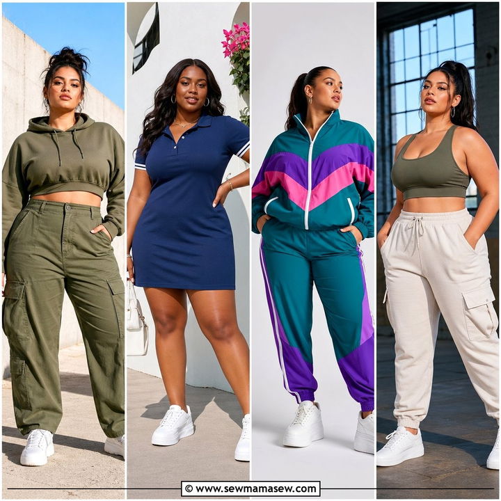 25 Sporty Chic Outfit Ideas Plus Size Women Will Love