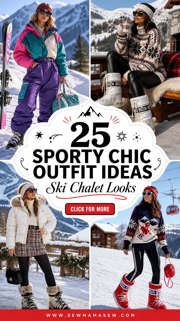 25 Sporty Chic Outfit Ideas Skiing Girls Need This Winter - 25 Sporty Chic Outfit Ideas Skiing Girls Need This Winter