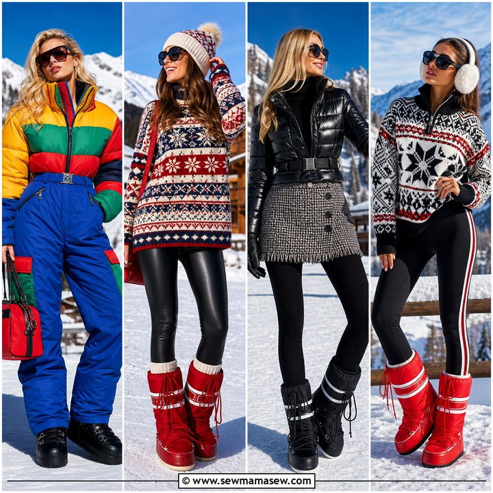 25 Sporty Chic Outfit Ideas Skiing Girls Need This Winter