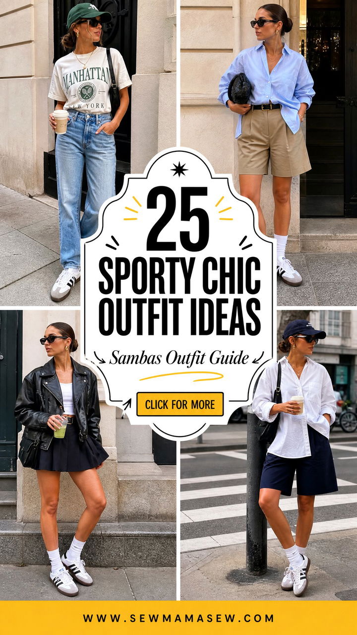 25 Sporty Chic Outfit Ideas With Adidas Sambas Sneakers - 25 Sporty Chic Outfit Ideas With Adidas Sambas Sneakers