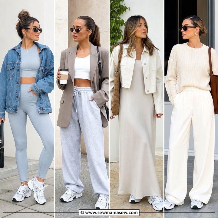 25 Sporty Chic Outfit Ideas With New Balance 530 Sneakers
