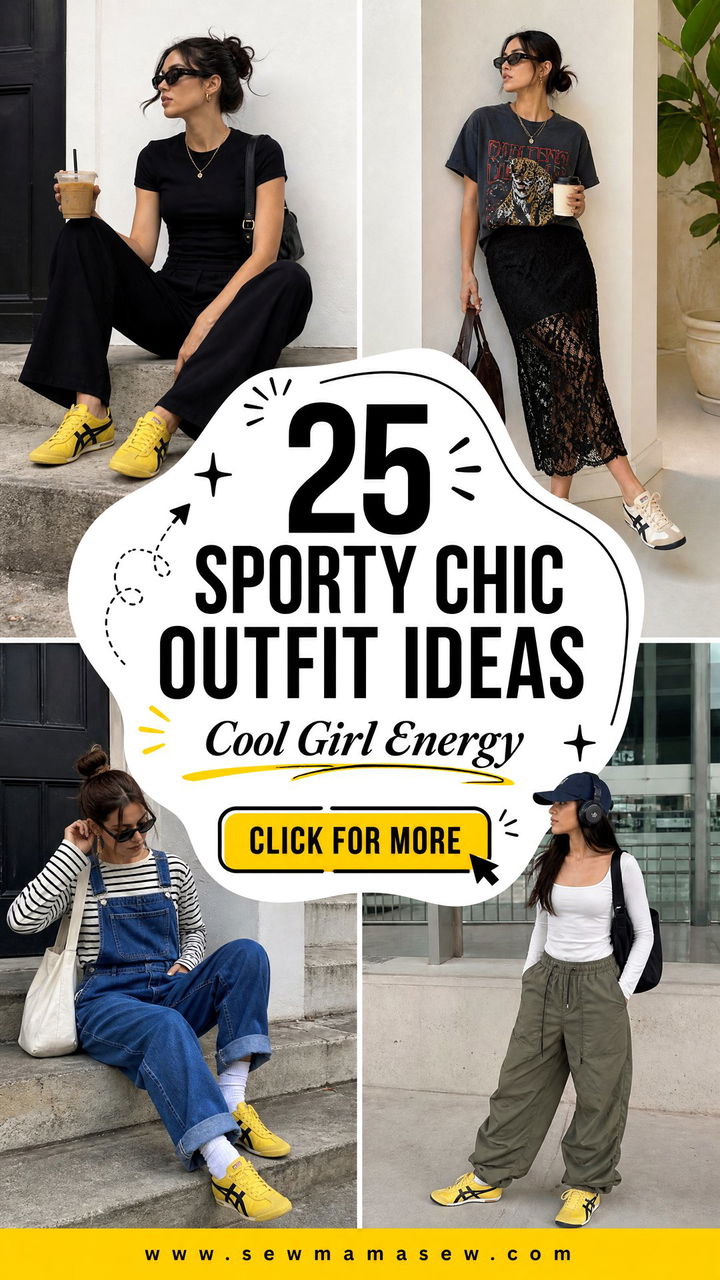 25 Sporty Chic Outfit Ideas With Onitsuka Tigers for Cool Girls - 25 Sporty Chic Outfit Ideas With Onitsuka Tigers for Cool Girls