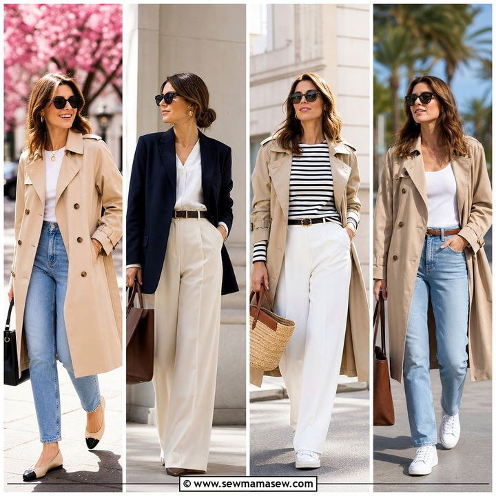 25 Spring 10 Piece Capsule Wardrobe Ideas for Easy Style
