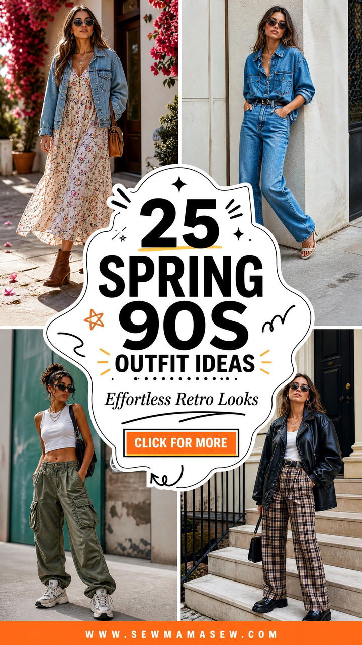 25 Spring 90s Outfit Ideas for Effortless Retro Looks - 25 Spring 90s Outfit Ideas for Effortless Retro Looks