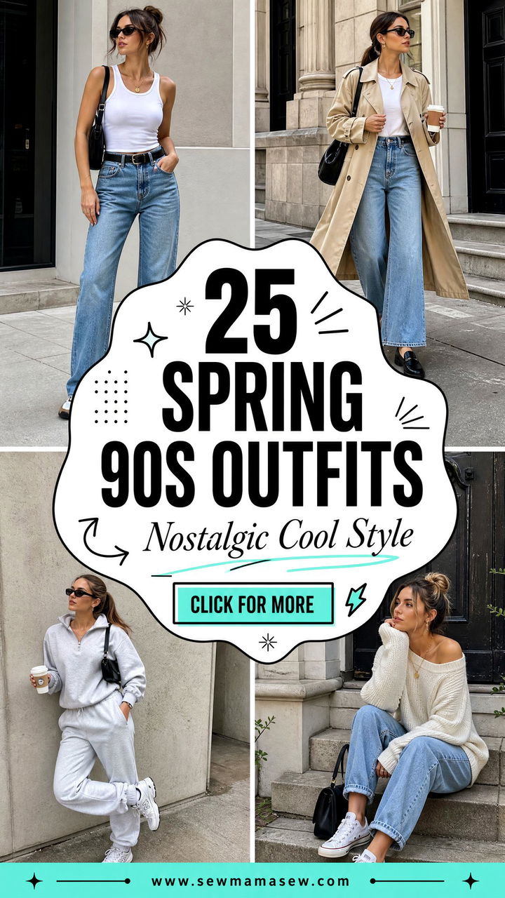 25 Spring 90s Outfits for Nostalgic Cool-Girl Style - 25 Spring 90s Outfits for Nostalgic Cool-Girl Style