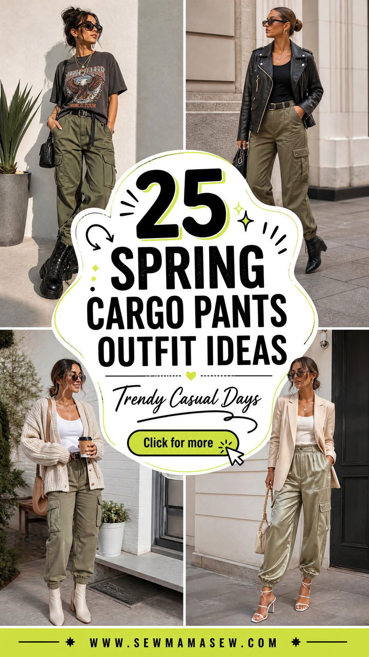 25 Spring Cargo Pants Outfit Ideas for Trendy Casual Days - 25 Spring Cargo Pants Outfit Ideas for Trendy Casual Days
