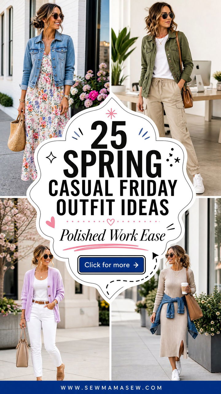 25 Spring Casual Friday Outfit Ideas for Polished Ease at Work - 25 Spring Casual Friday Outfit Ideas for Polished Ease at Work