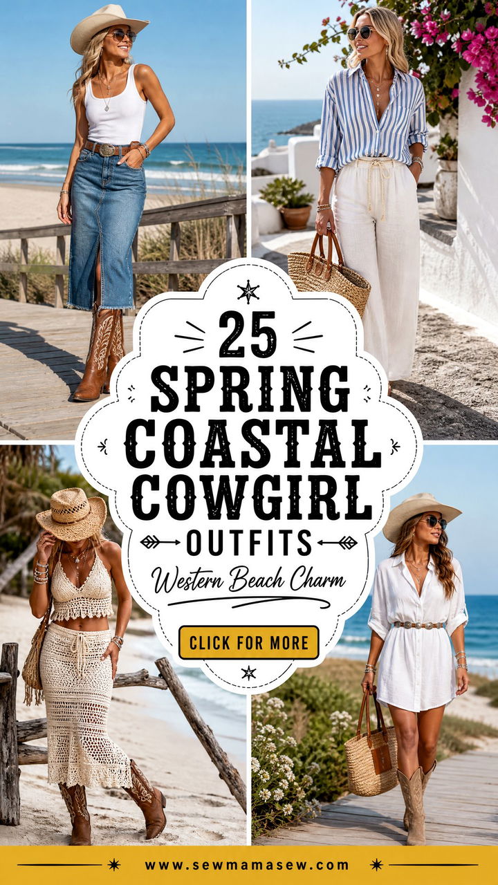 25 Spring Coastal Cowgirl Outfits for Western Charm - 25 Spring Coastal Cowgirl Outfits for Western Charm