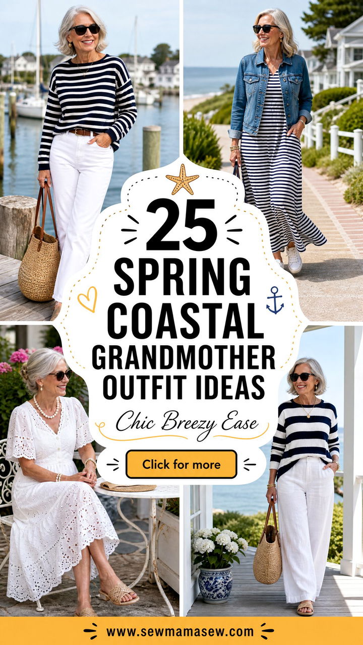 25 Spring Coastal Grandmother Outfit Ideas for Chic Ease - 25 Spring Coastal Grandmother Outfit Ideas for Chic Ease