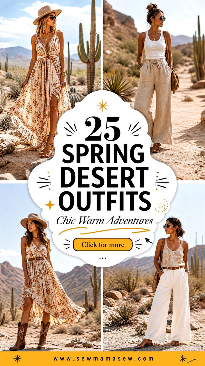 25 Spring Desert Outfits for Chic Warm-Weather Adventures - 25 Spring Desert Outfits for Chic Warm-Weather Adventures