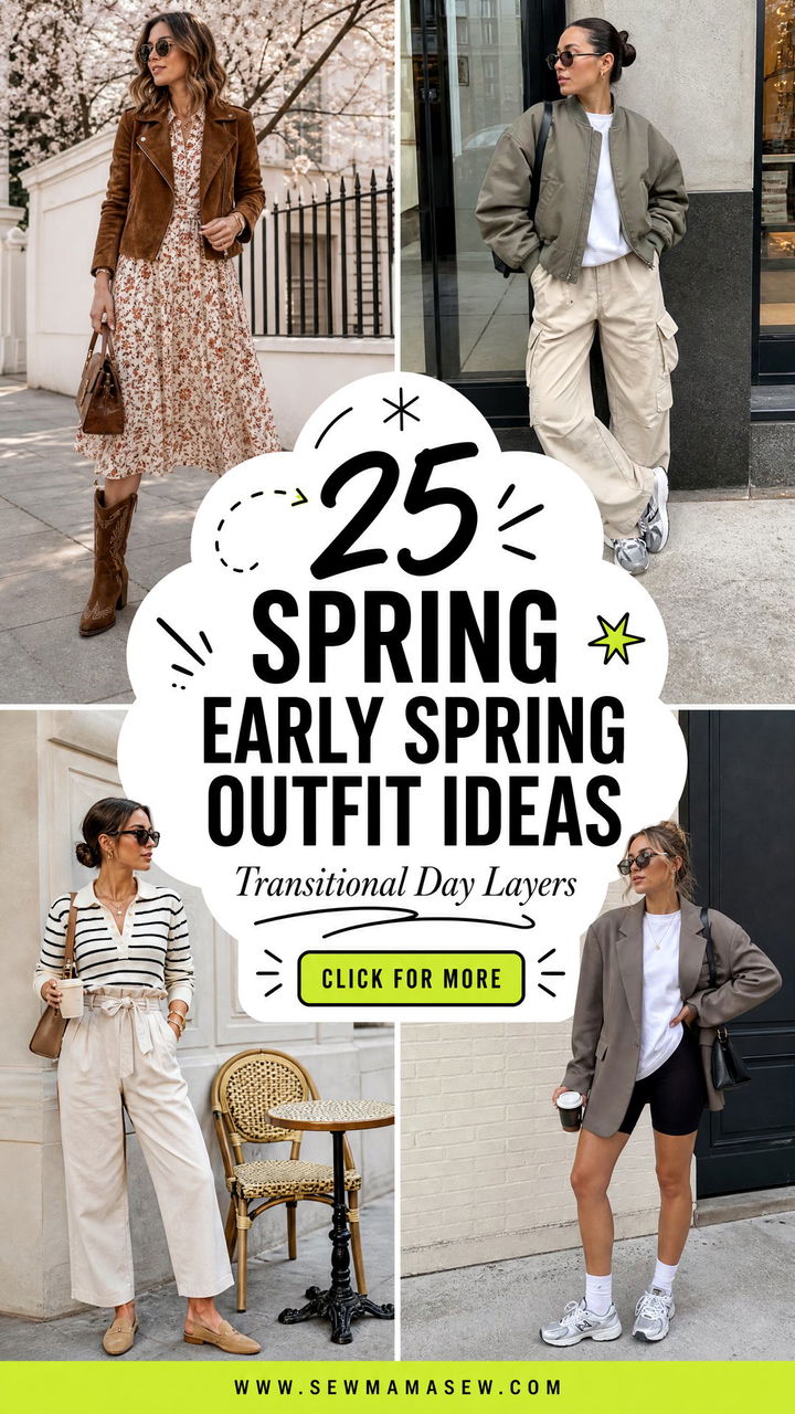 25 Spring Early Spring Outfit Ideas for Transitional Days - 25 Spring Early Spring Outfit Ideas for Transitional Days
