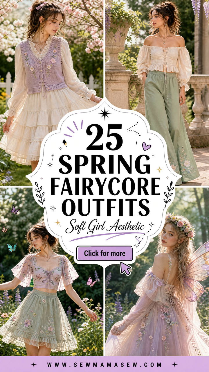 25 Spring Fairycore Outfits for Dreamy Soft-Girl Aesthetic Style - 25 Spring Fairycore Outfits for Dreamy Soft-Girl Aesthetic Style