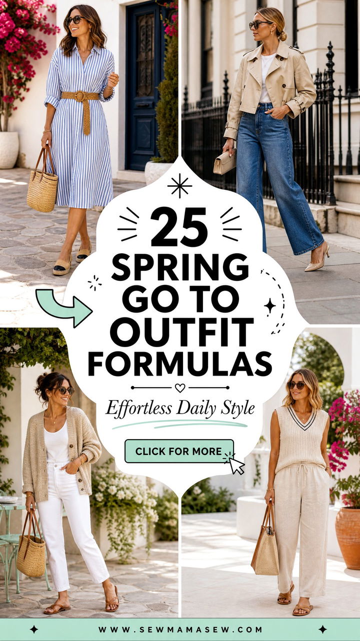 25 Spring Go To Outfit Formulas for Effortless Style Every Day - 25 Spring Go To Outfit Formulas for Effortless Style Every Day