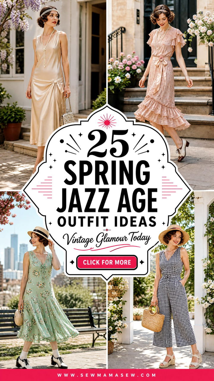 25 Spring Jazz Age Outfit Ideas for Vintage Glamour Today - 25 Spring Jazz Age Outfit Ideas for Vintage Glamour Today