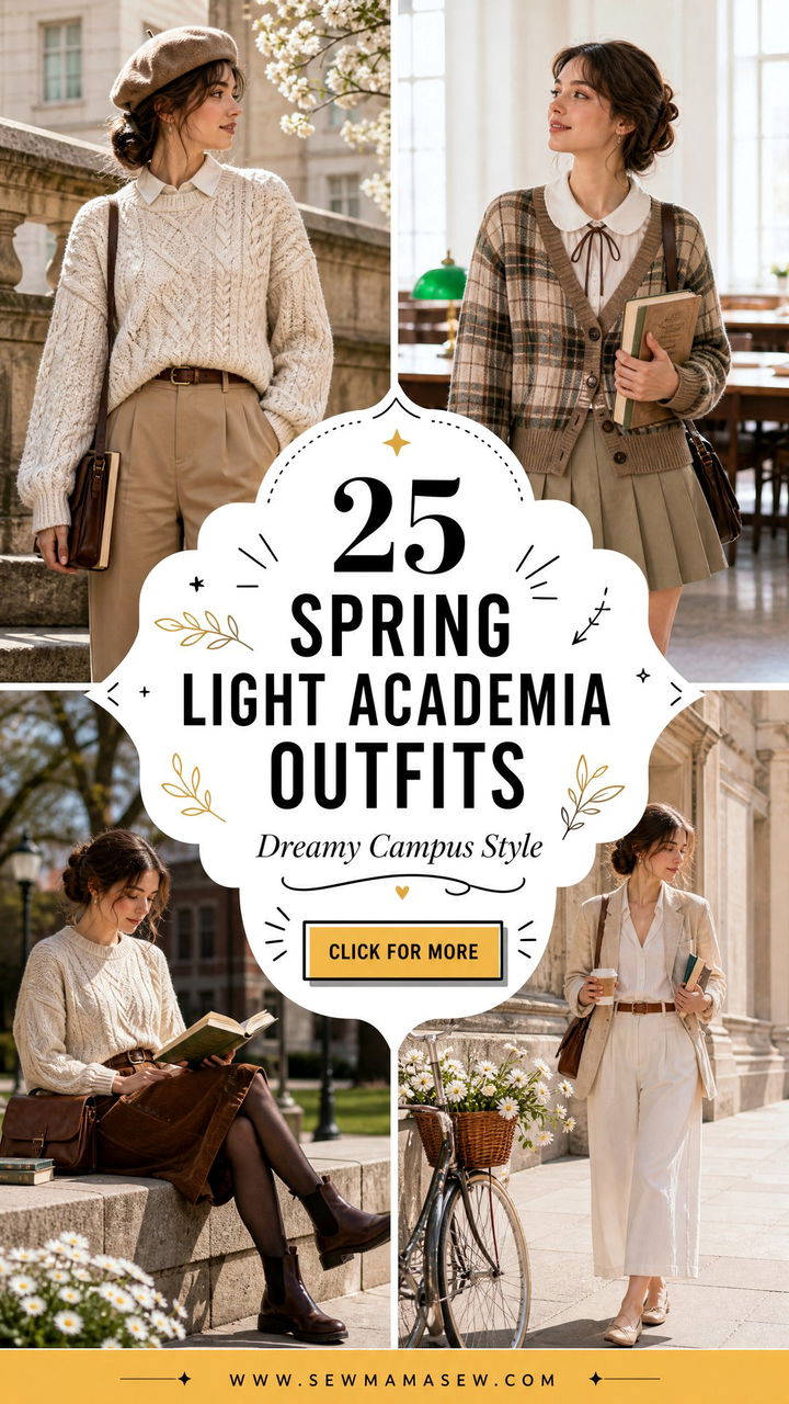 25 Spring Light Academia Outfits for Dreamy Campus Style - 25 Spring Light Academia Outfits for Dreamy Campus Style