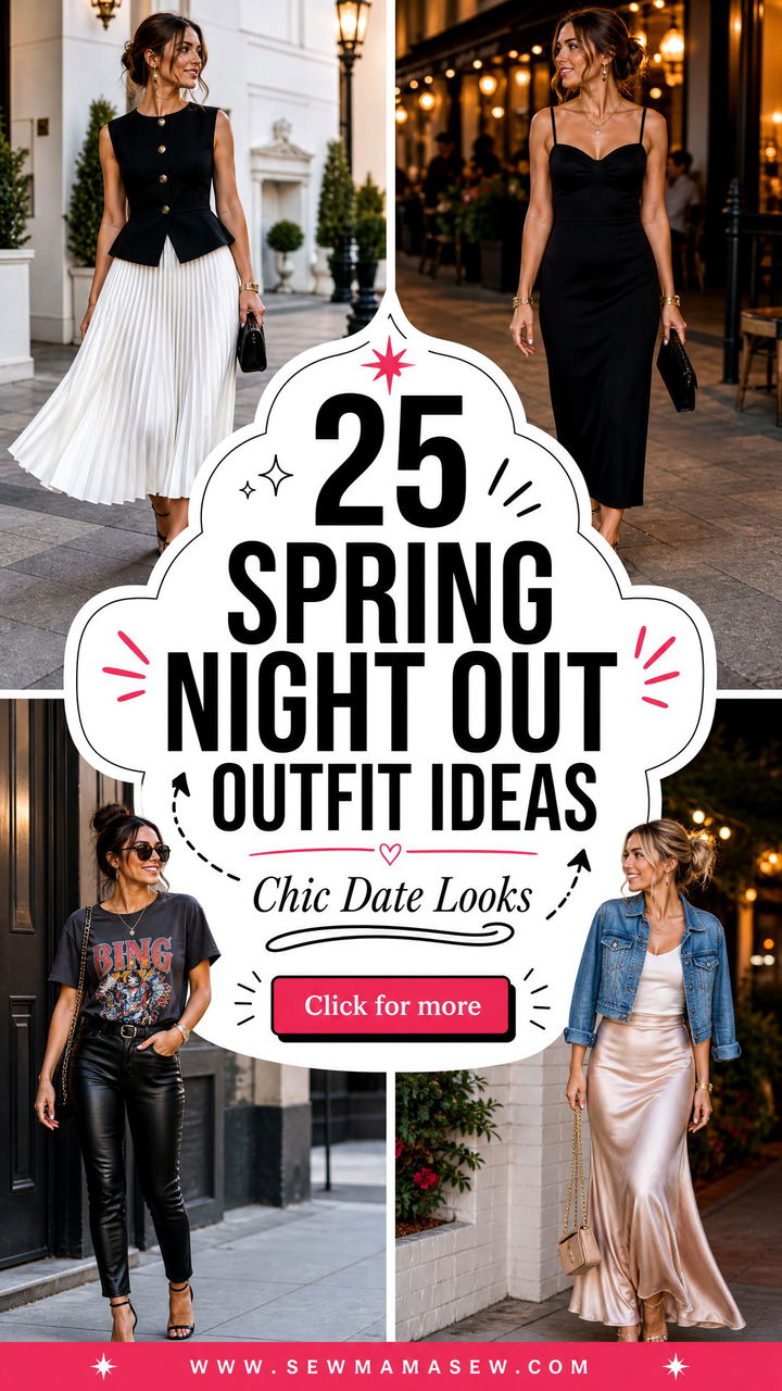 25 Spring Night Out Outfit Ideas for Chic Date Nights - 25 Spring Night Out Outfit Ideas for Chic Date Nights