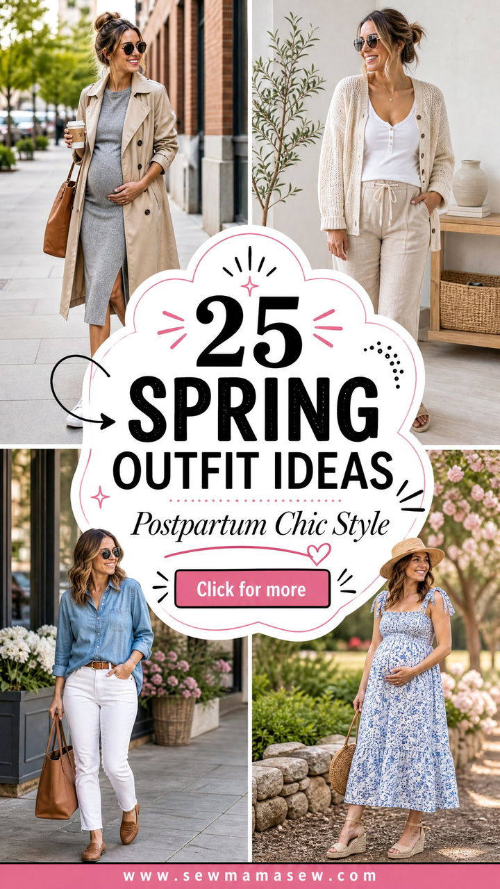 25 Spring Outfit Ideas for Postpartum Women to Feel Chic - 25 Spring Outfit Ideas for Postpartum Women to Feel Chic