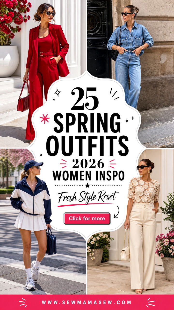 25 Spring Outfits 2026 Women Inspo for a Fresh Reset - 25 Spring Outfits 2026 Women Inspo for a Fresh Reset