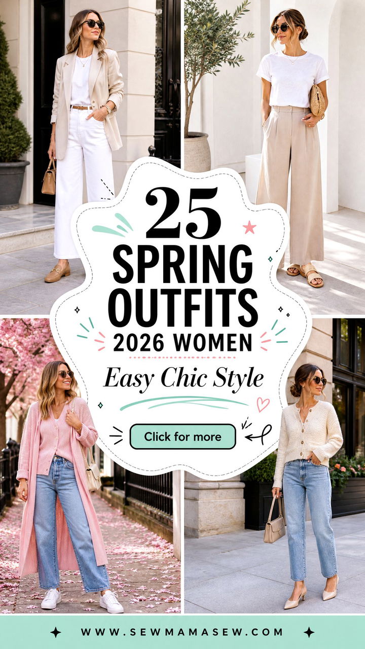 25 Spring Outfits 2026 Women to Copy for Easy Style - 25 Spring Outfits 2026 Women to Copy for Easy Style