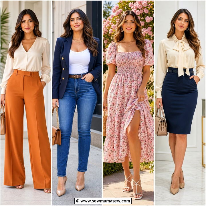 25 Spring Outfits for Big Bust: Stylish Flattering Looks