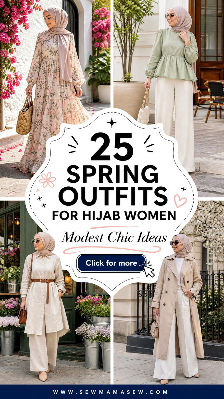 25 Spring Outfits for Hijab Women Modest Chic Ideas - 25 Spring Outfits for Hijab Women: Modest Chic Ideas