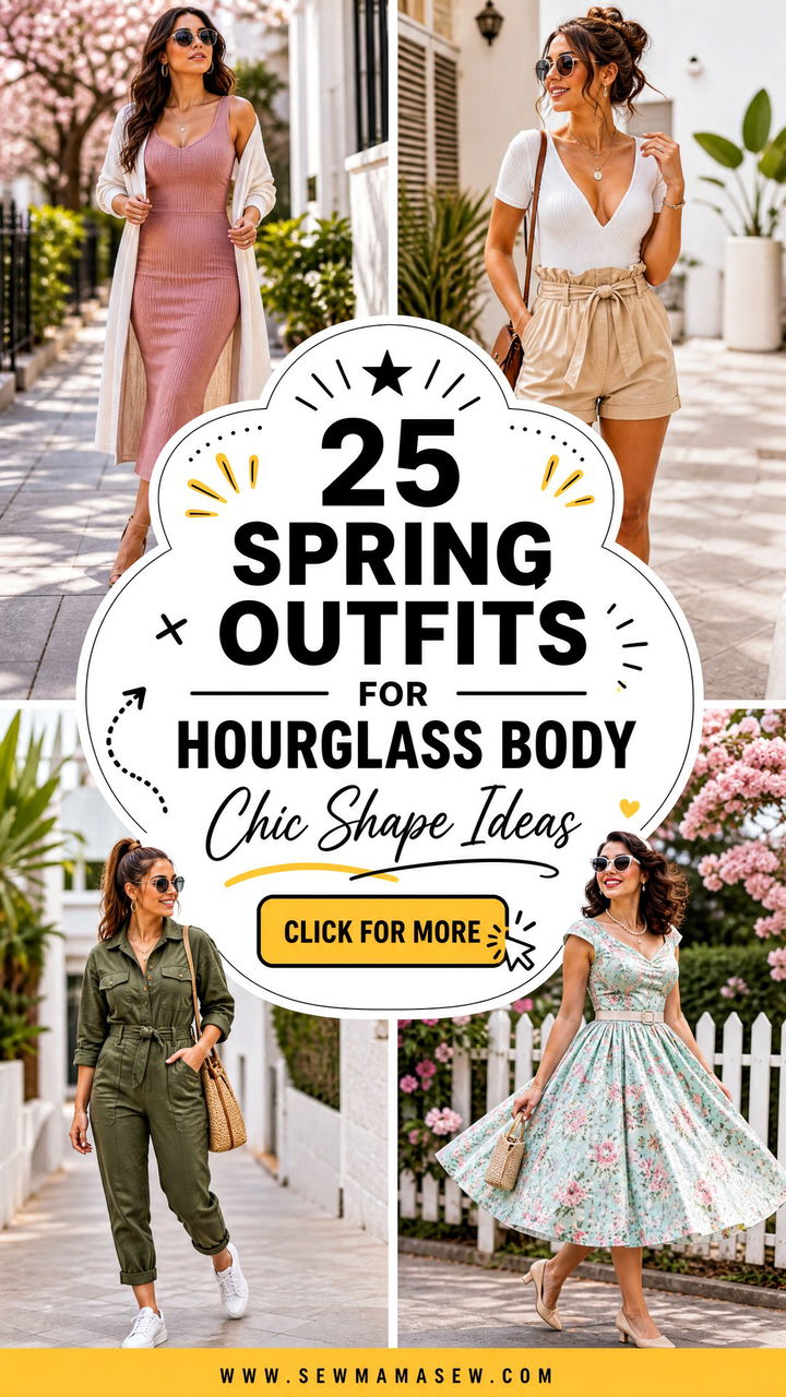 25 Spring Outfits for Hourglass Body Chic Shape Ideas - 25 Spring Outfits for Hourglass Body: Chic Shape Ideas