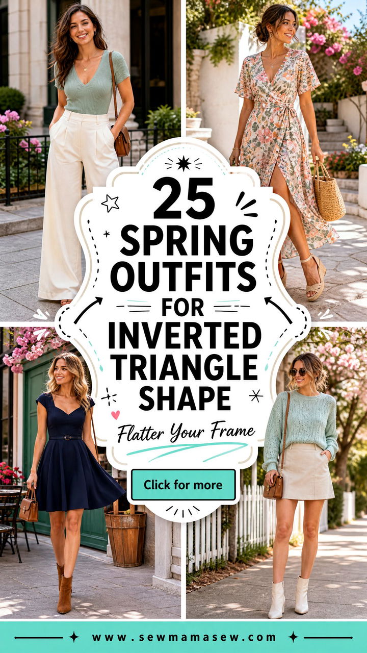25 Spring Outfits for Inverted Triangle Shape to Flatter - 25 Spring Outfits for Inverted Triangle Shape to Flatter