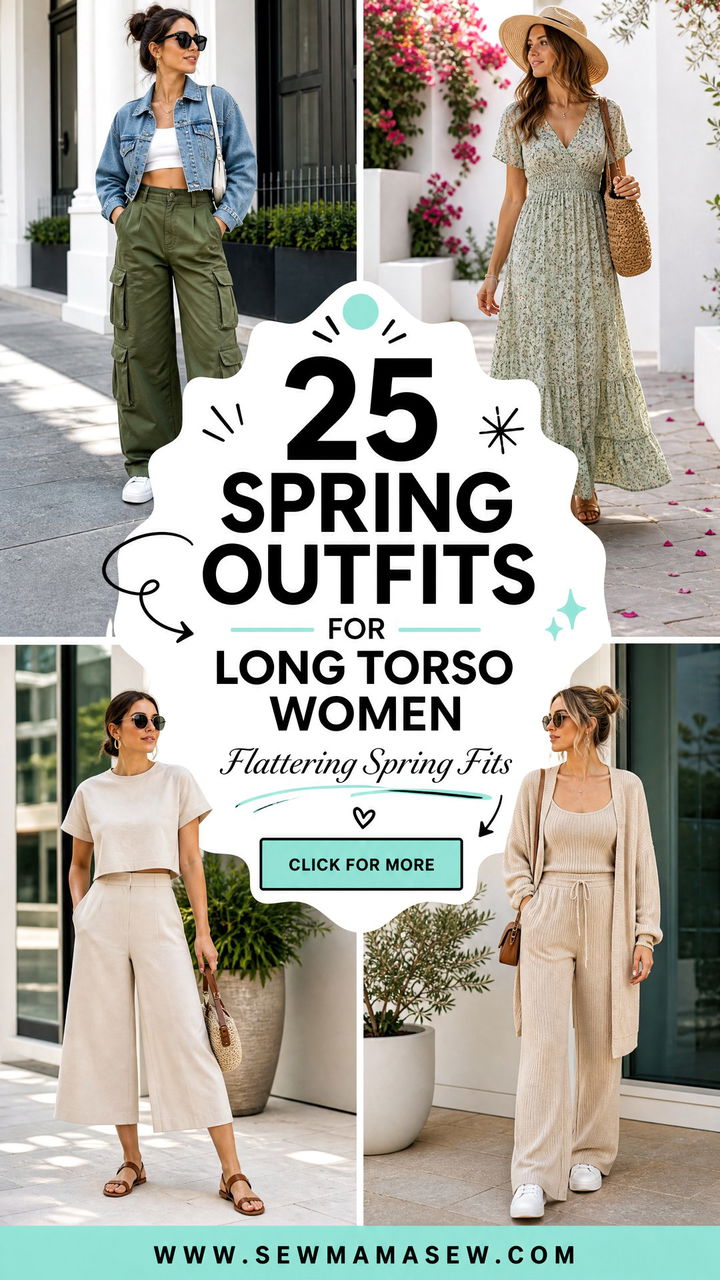 25 Spring Outfits for Long Torso Women That Flatter - 25 Spring Outfits for Long Torso Women That Flatter