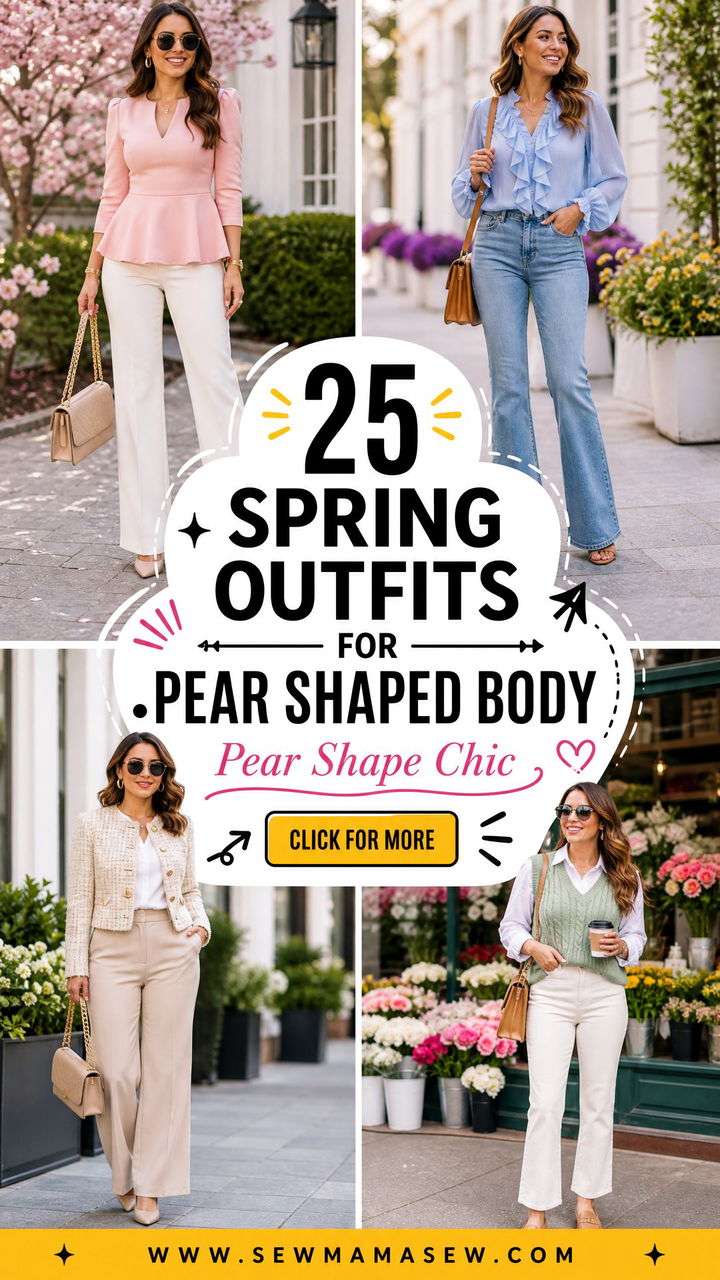 25 Spring Outfits for Pear Shaped Body to Look Chic - 25 Spring Outfits for Pear Shaped Body to Look Chic