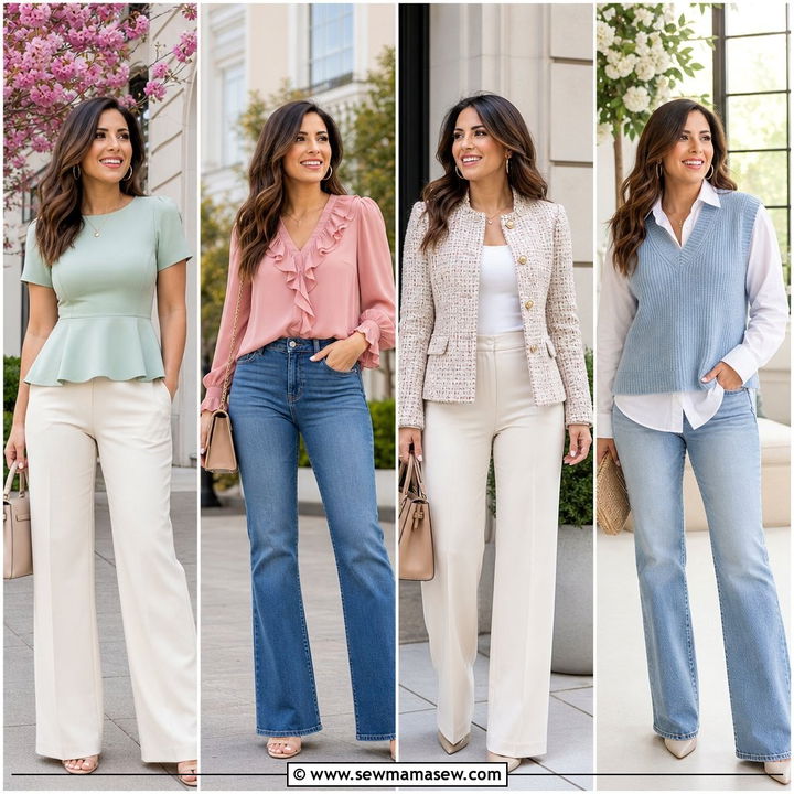 25 Spring Outfits for Pear Shaped Body to Look Chic