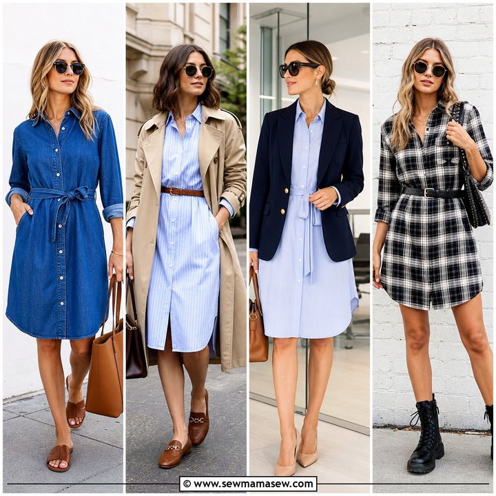25 Spring Shirt Dress Outfit Ideas for Effortless Chic