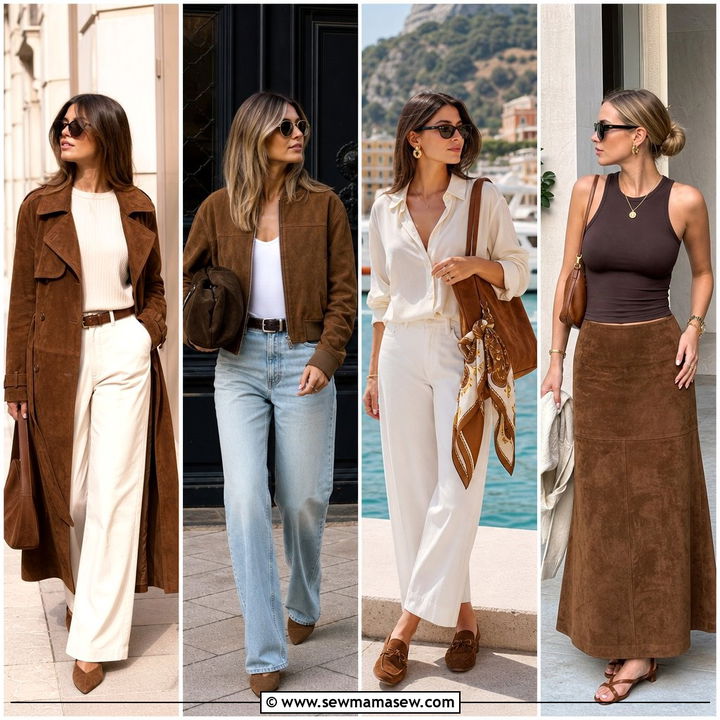 25 Spring Suede Outfits for Soft, Luxe Transitional Style