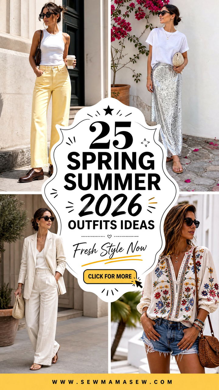25 Spring Summer 2026 Outfits Ideas for Fresh Style - 25 Spring Summer 2026 Outfits Ideas for Fresh Style