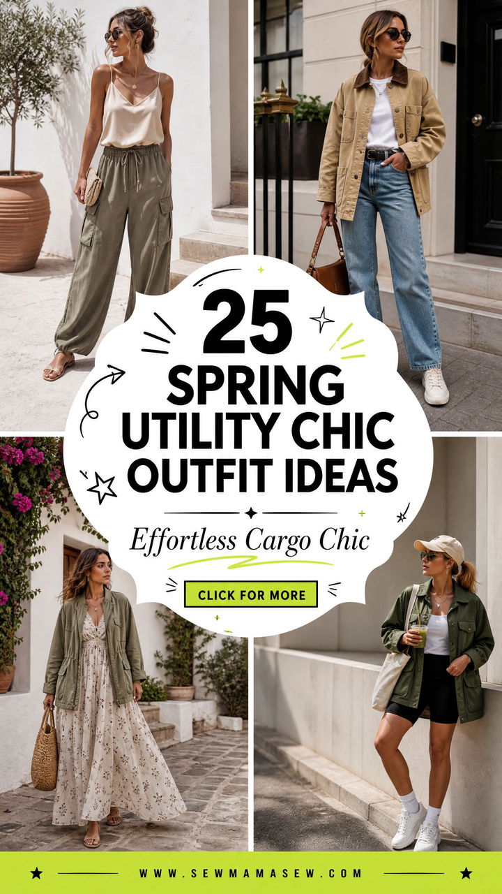 25 Spring Utility Chic Outfit Ideas for Effortless Style - 25 Spring Utility Chic Outfit Ideas for Effortless Style