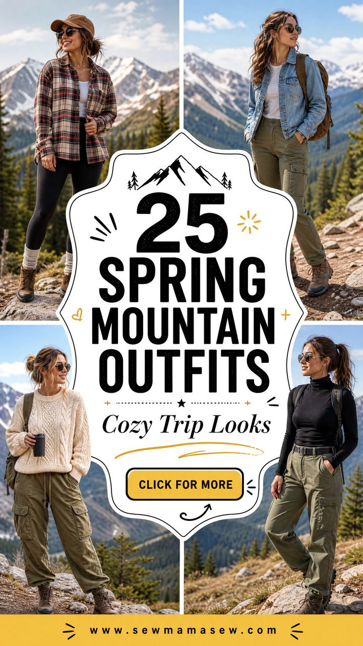 25 Spring mountain outfits Cozy Chic Looks For Trips - 25 Spring mountain outfits: Cozy Chic Looks For Trips