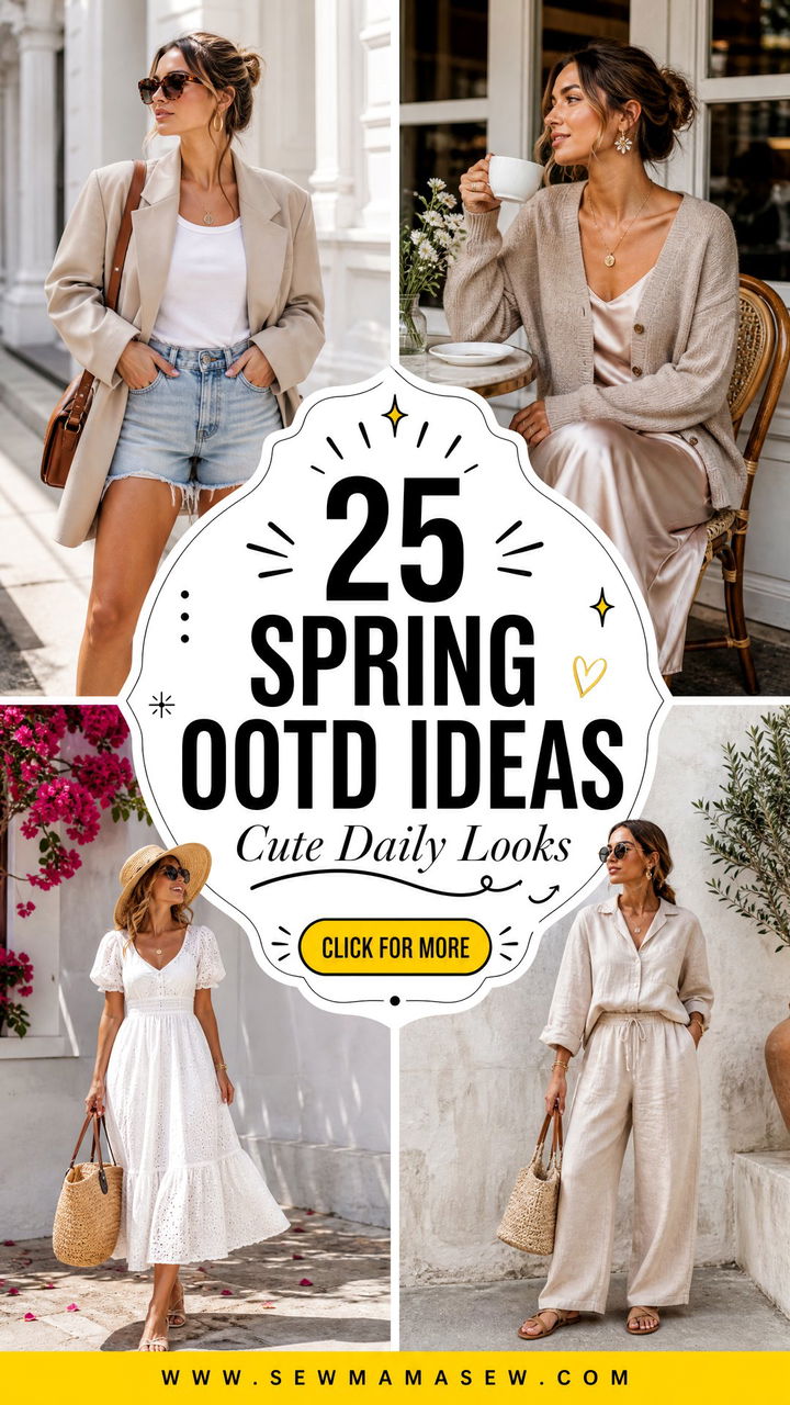 25 Spring ootd ideas Cute Daily Looks For Fresh Style - 25 Spring ootd ideas: Cute Daily Looks For Fresh Style