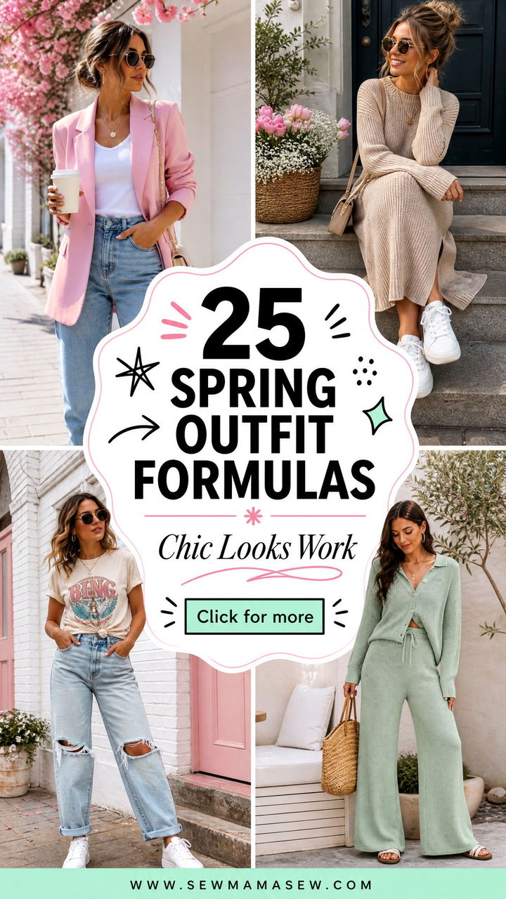 25 Spring outfit formulas Chic Looks That Always Work - 25 Spring outfit formulas: Chic Looks That Always Work