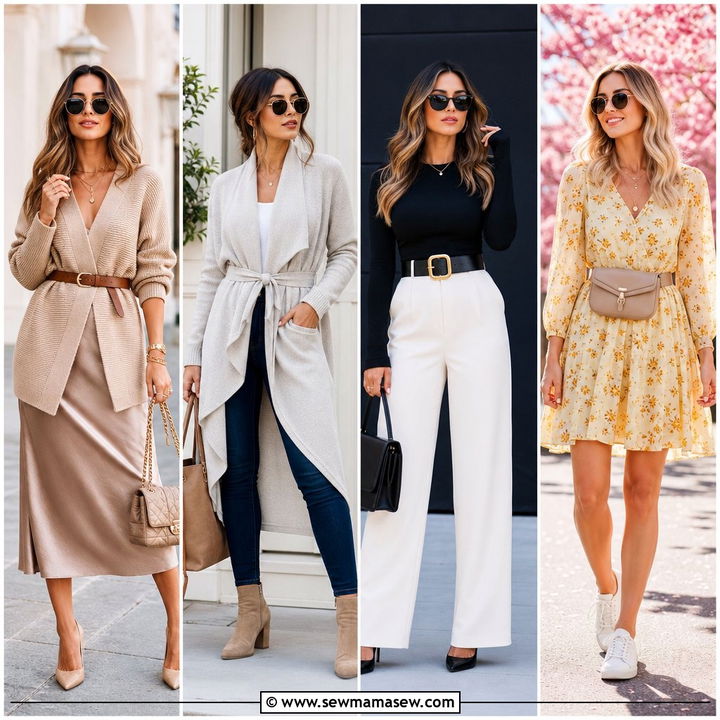 25 Spring outfits with belts That Define Your Look
