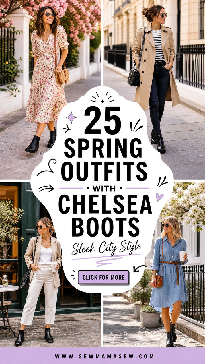 25 Spring outfits with chelsea boots for Sleek City Style - 25 Spring outfits with chelsea boots for Sleek City Style