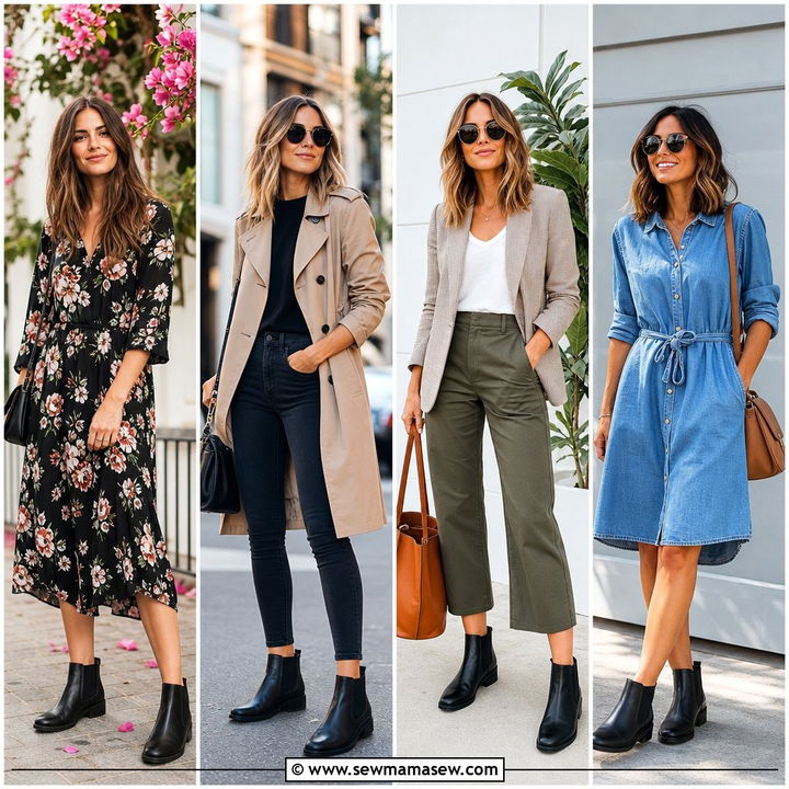 25 Spring outfits with chelsea boots for Sleek City Style