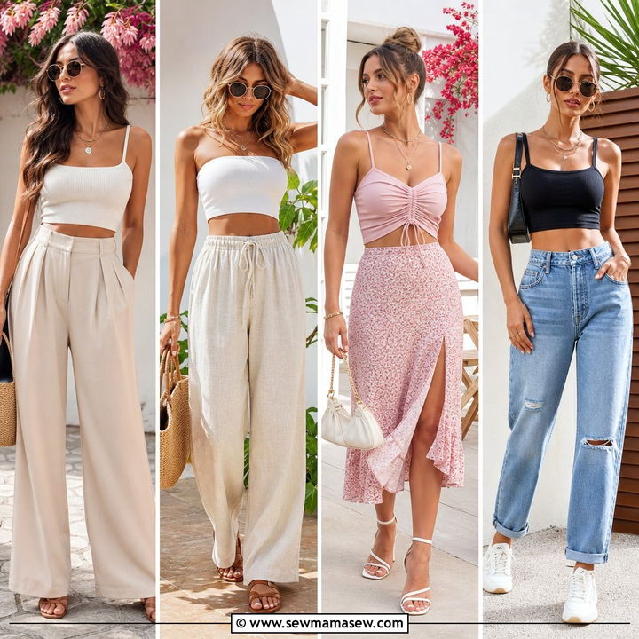 25 Spring outfits with crop top for Fresh Trendy Looks