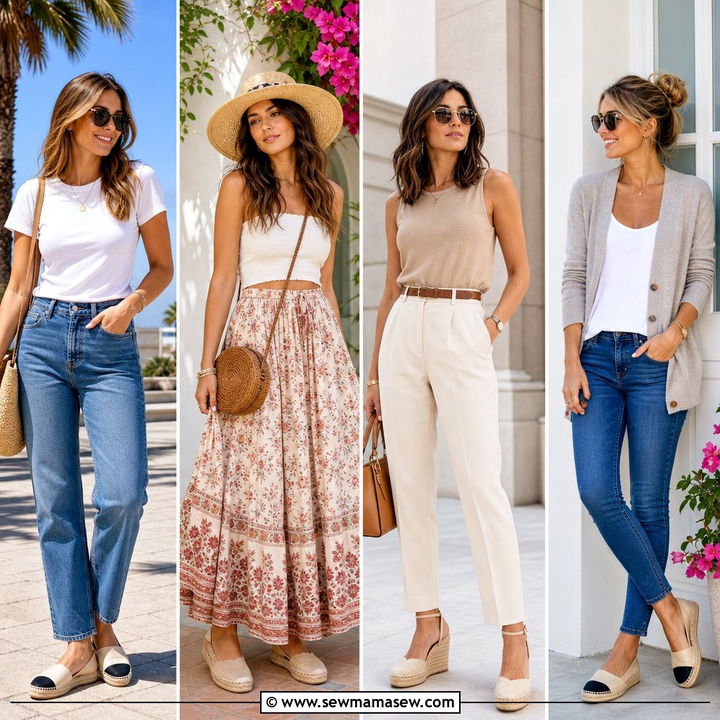25 Spring outfits with espadrilles for Sunny-Day Chic