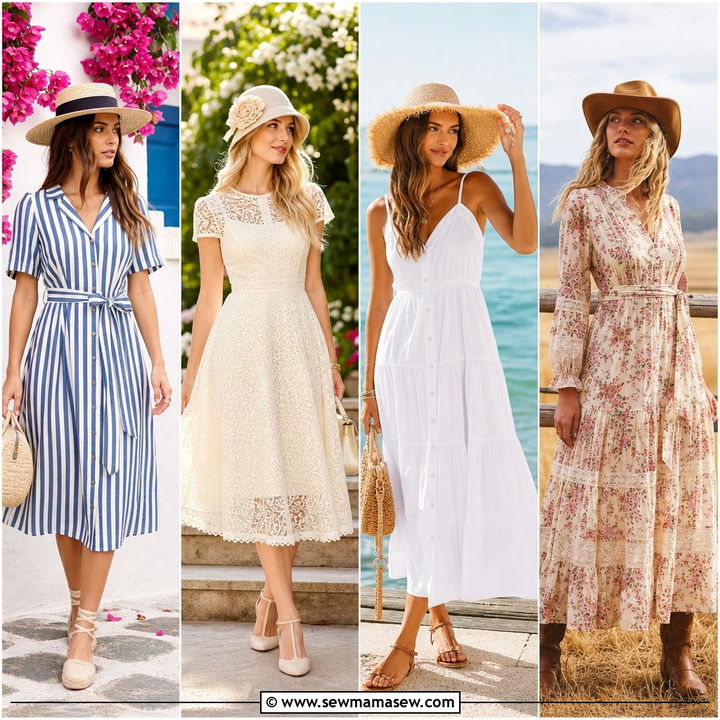 25 Spring outfits with hats for Stylish Sunny Days