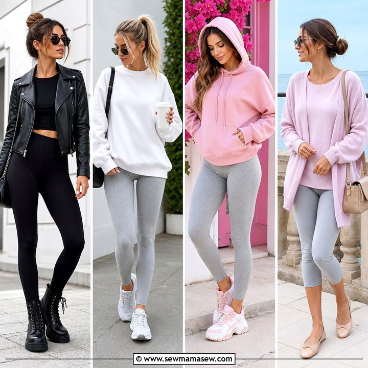 25 Spring Outfits With Leggings for Comfy Everyday Style