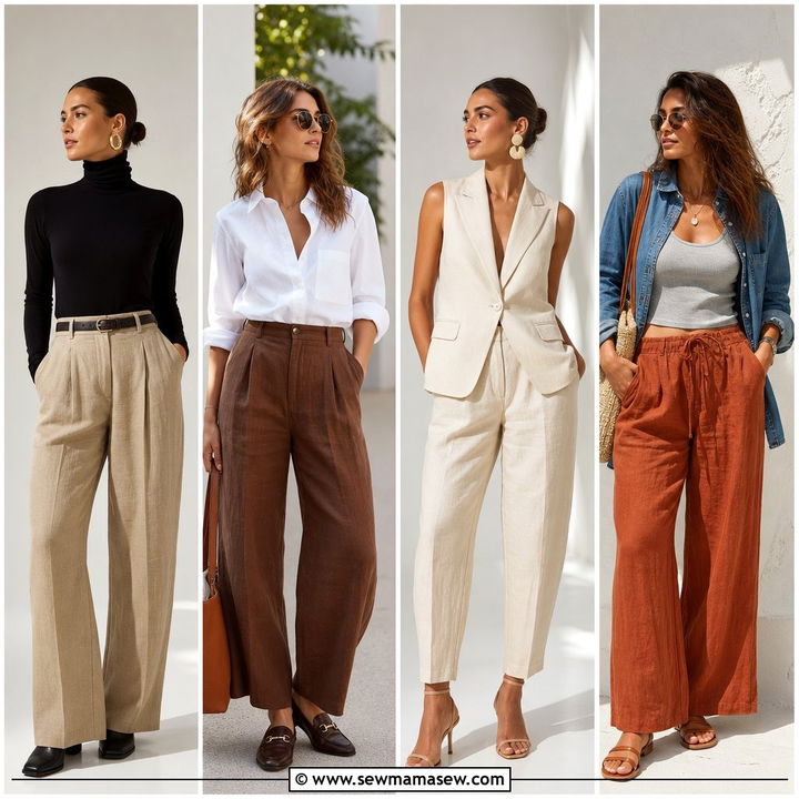 25 Spring outfits with linen pants for Breezy Chic Days